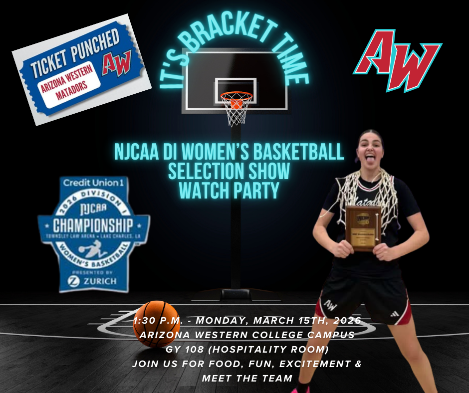 Ticket Punched! Join us for NJCAA DI Women's basketball selection show